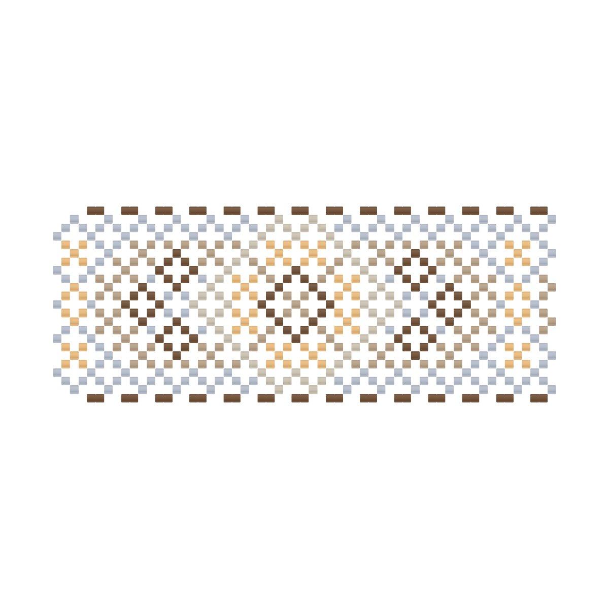 Силянка «золоті ромби»: Loom & flat: Blurred chart